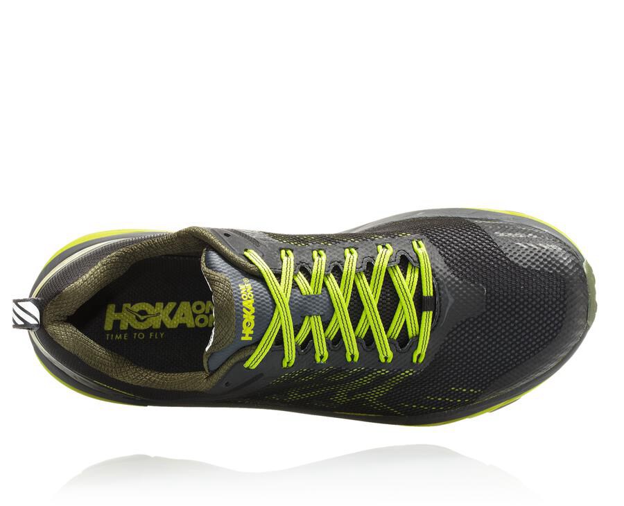 Hoka One One トレイルシューズ メンズ 黒/緑 - チャレンジャー ATR 5 - WU1725638